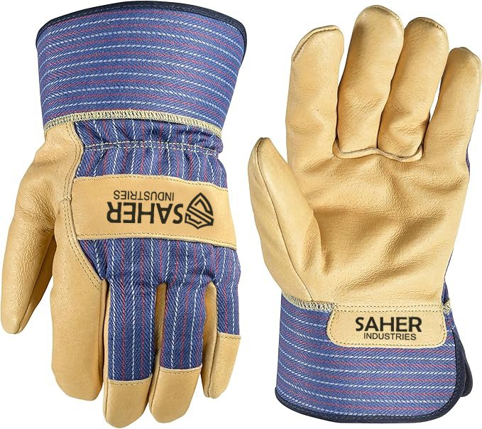 Premium Heavy-Duty Leather Work Gloves